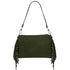 Nomade - Suede leather fringe clutch